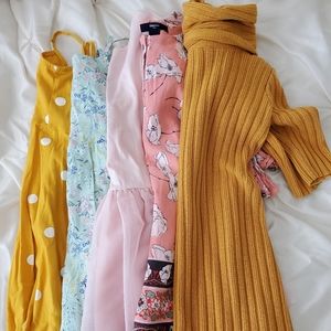 Lot of 5 dresses